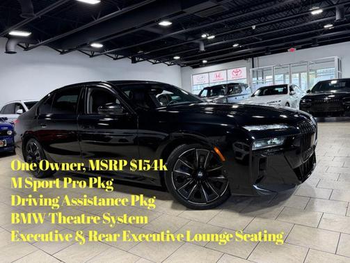 Black Sapphire Metallic 2023 BMW 760 i xDrive