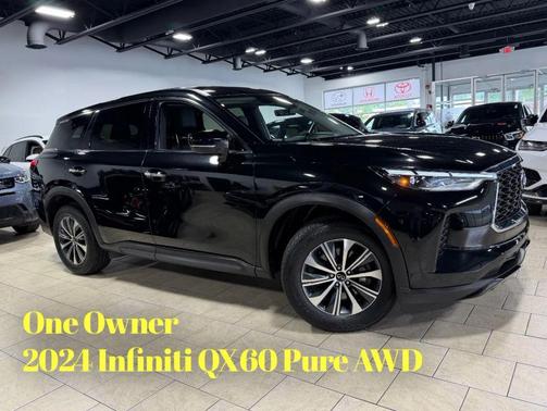 Mineral Black 2024 INFINITI QX60 Pure SUV