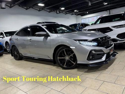 Silver 2021 Honda Civic Sport Touring