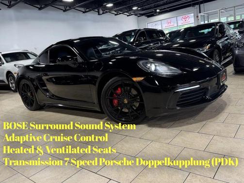 Black 2018 Porsche 718 Cayman S