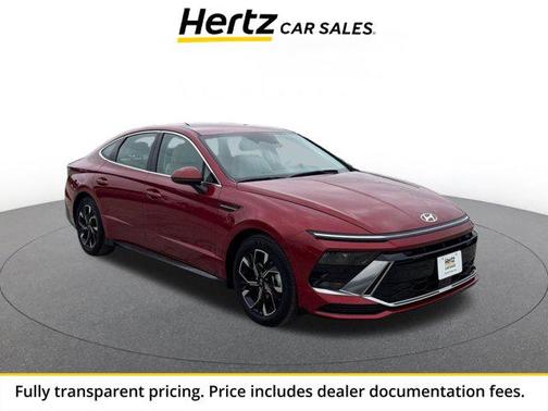 Ultimate red 2025 Hyundai SONATA SEL