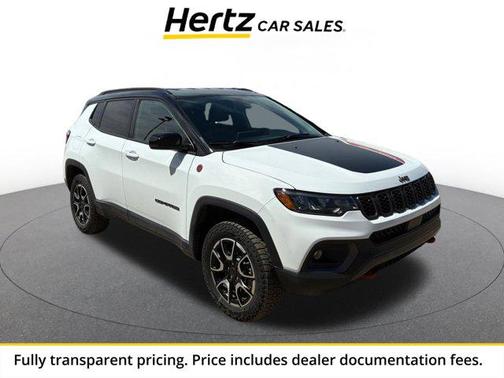 Bright White Clearcoat 2025 Jeep Compass Trailhawk