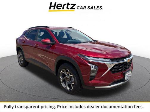Crimson Metallic 2025 Chevrolet Trax LT
