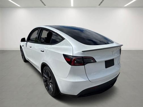 Pearl White Multi-Coat 2025 Tesla Model Y Performance Dual Motor All-Wheel Drive