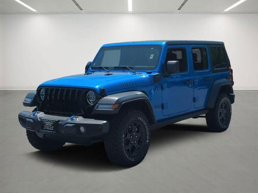 Hydro Blue Pearlcoat 2023 Jeep Wrangler 4xe Base