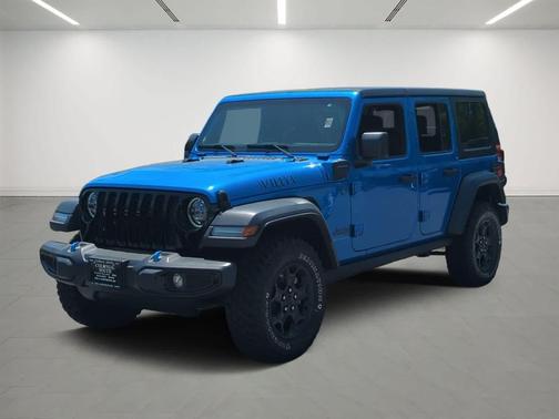 Hydro Blue Pearlcoat 2023 Jeep Wrangler 4xe Base