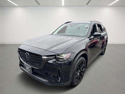 Jet Black Mica 2025 Mazda CX-90 PHEV Premium Sport