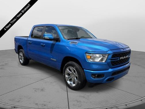 Hydro Blue Pearlcoat 2022 RAM 1500 Big Horn/Lone Star
