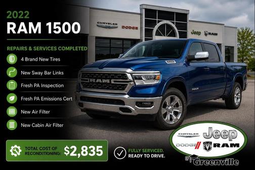 Hydro Blue Pearlcoat 2022 RAM 1500 Big Horn/Lone Star