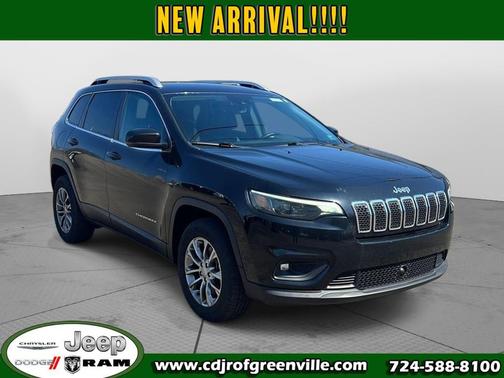 Diamond Black Crystal Pearlcoat 2021 Jeep Cherokee Latitude Lux