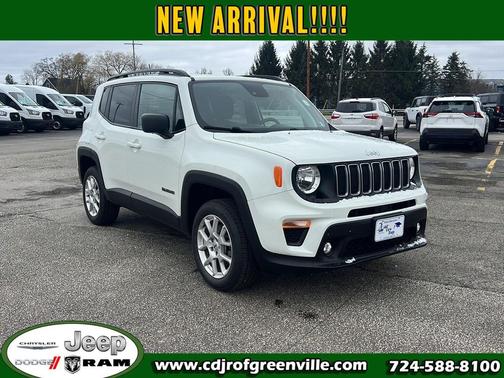 Alpine White Clearcoat 2022 Jeep Renegade Latitude