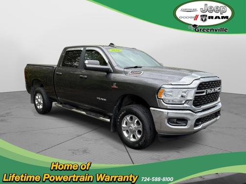 Granite Crystal Metallic Clearcoat 2022 RAM 2500 Big Horn Crew Cab 4x4 6'4' Box