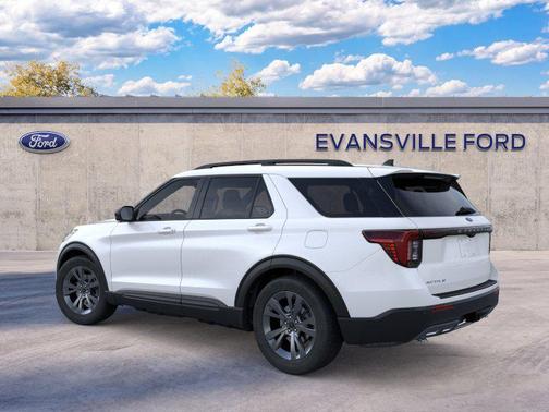 Star White Metallic Tri-Coat 2026 Ford Explorer Active
