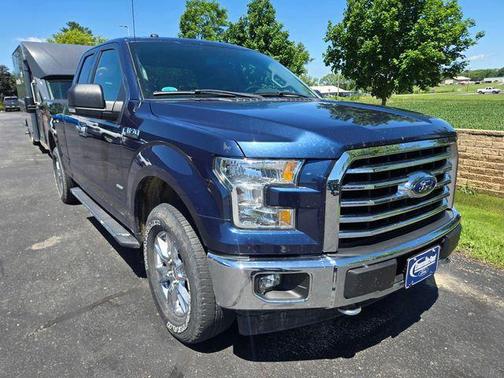 Blue 2017 Ford F-150 XLT