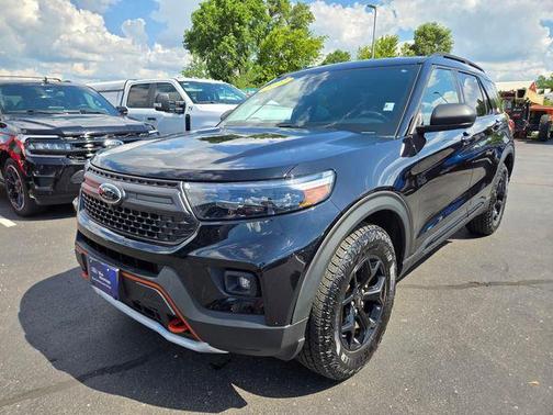 Agate Black Metallic 2022 Ford Explorer Timberline