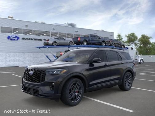 Agate Black Metallic 2026 Ford Explorer ST-Line