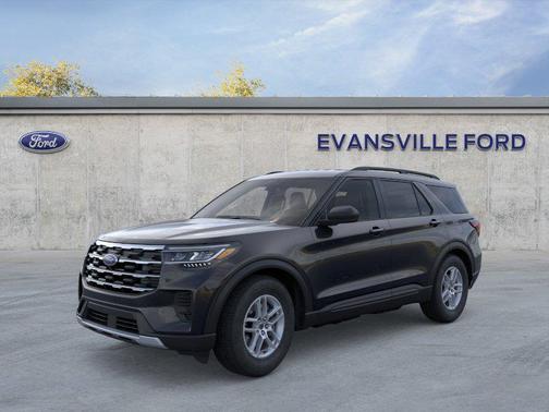 Agate Black Metallic 2026 Ford Explorer Active