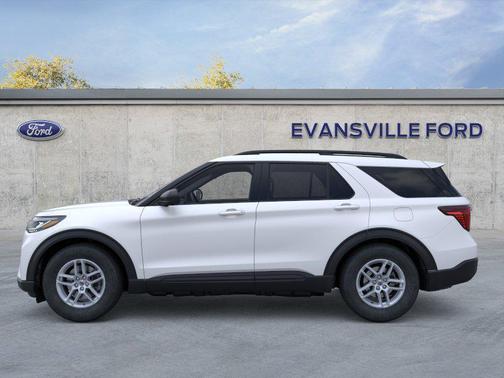 Star White Metallic Tri-Coat 2026 Ford Explorer Active