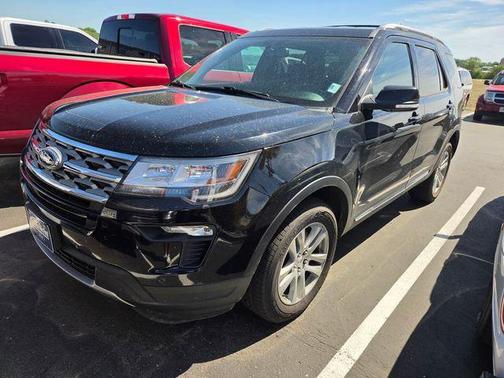 Shadow Black 2018 Ford Explorer XLT
