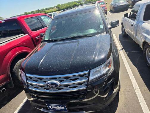 Shadow Black 2018 Ford Explorer XLT