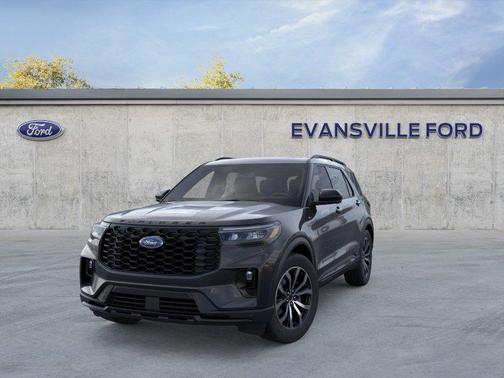 Agate Black Metallic 2026 Ford Explorer ST-Line