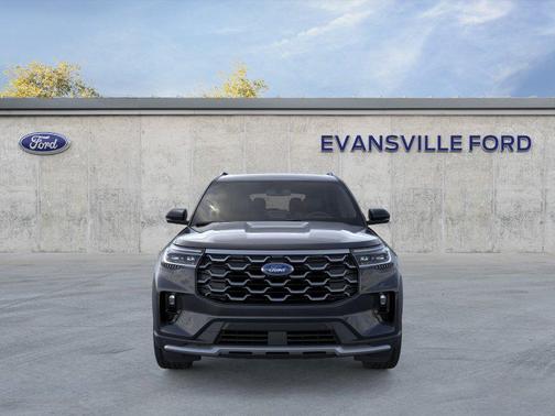 Agate Black Metallic 2026 Ford Explorer Platinum
