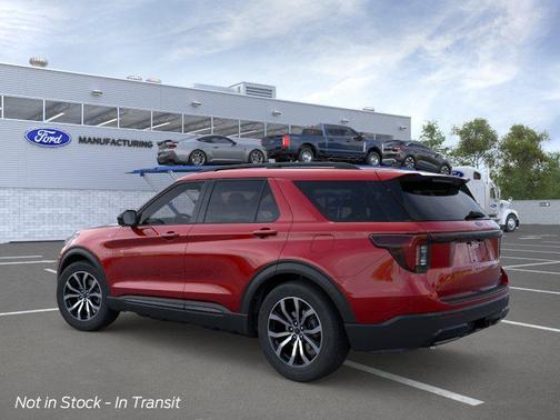 Rapid Red Metallic Tinted Clearcoat 2026 Ford Explorer ST-Line