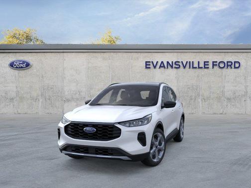 star white metallic tri-coat 2026 Ford Escape ST-Line