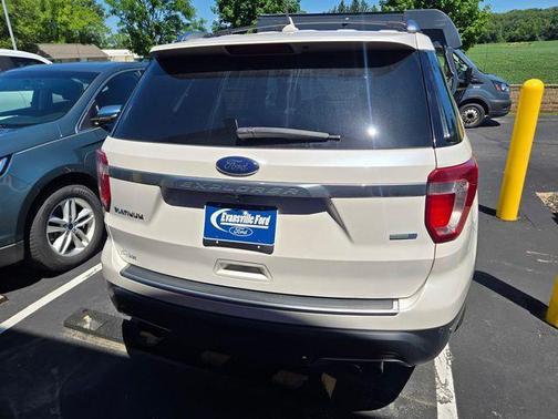 White Platinum 2018 Ford Explorer Platinum