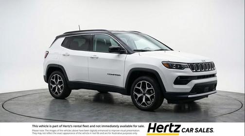 Bright White Clearcoat 2025 Jeep Compass Limited