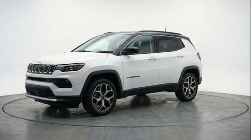 Bright White Clearcoat 2025 Jeep Compass Limited