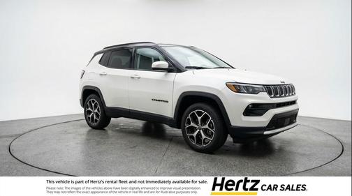 Bright White Clearcoat 2025 Jeep Compass Limited