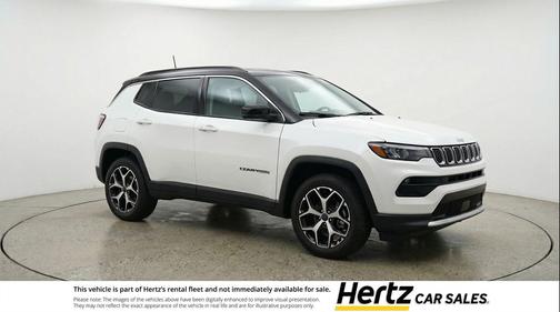 Bright White Clearcoat 2025 Jeep Compass Limited