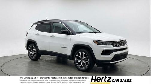 Bright White Clearcoat 2025 Jeep Compass Limited