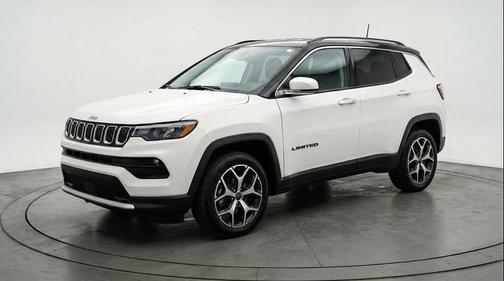 Bright White Clearcoat 2025 Jeep Compass Limited