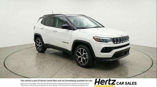Bright White Clearcoat 2025 Jeep Compass Limited
