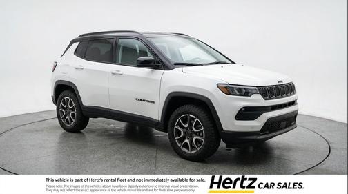Bright White Clearcoat 2025 Jeep Compass Trailhawk