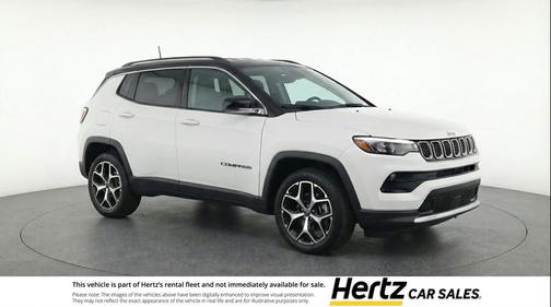 Bright White Clearcoat 2025 Jeep Compass Limited