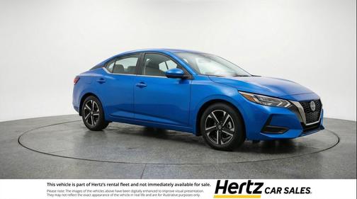 Electric Blue Metallic 2025 Nissan Sentra SV
