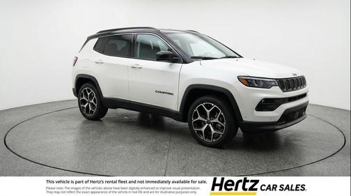Bright White Clearcoat 2025 Jeep Compass Limited