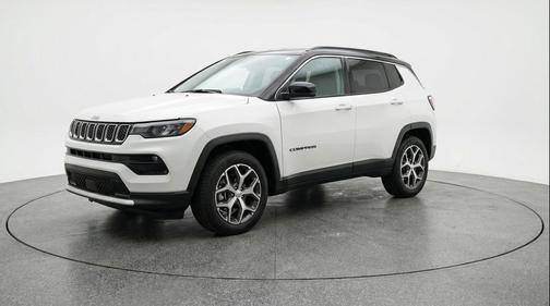 Bright White Clearcoat 2025 Jeep Compass Limited