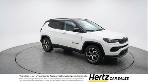 Bright White Clearcoat 2025 Jeep Compass Limited