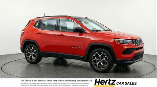 Red Hot Pearlcoat 2025 Jeep Compass Limited