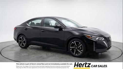 Super Black 2025 Nissan Sentra SV