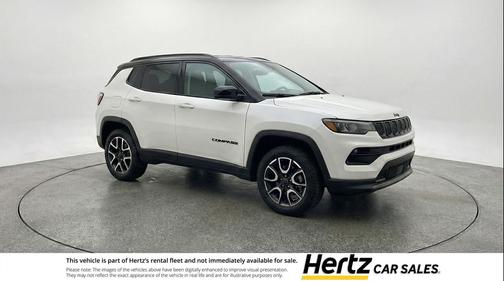 Bright White Clearcoat 2025 Jeep Compass Trailhawk