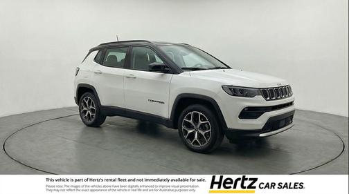 Bright White Clearcoat 2025 Jeep Compass Limited