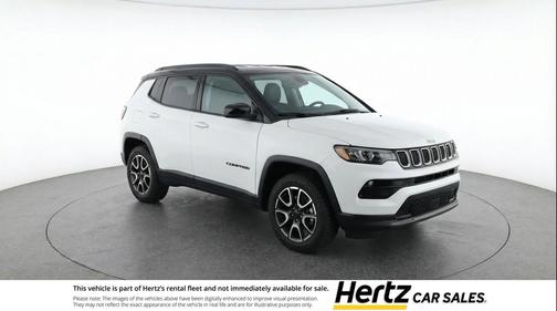 Bright White Clearcoat 2025 Jeep Compass Trailhawk