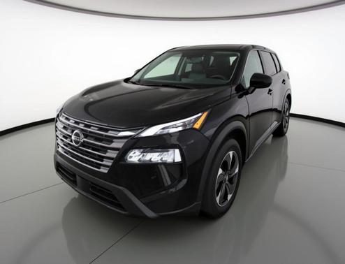 Super Black 2025 Nissan Rogue SV