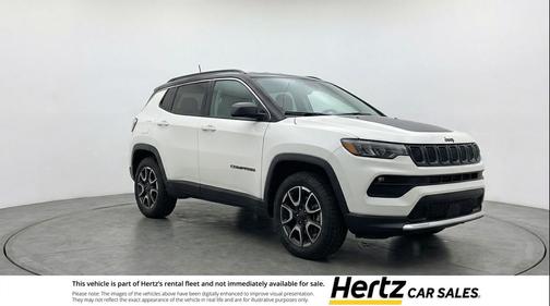 Bright White Clearcoat 2025 Jeep Compass Trailhawk