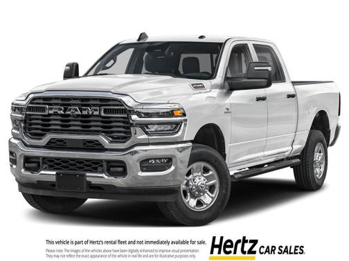 Bright White Clearcoat 2025 RAM 2500 Big Horn Crew Cab 4x4 6'4' Box